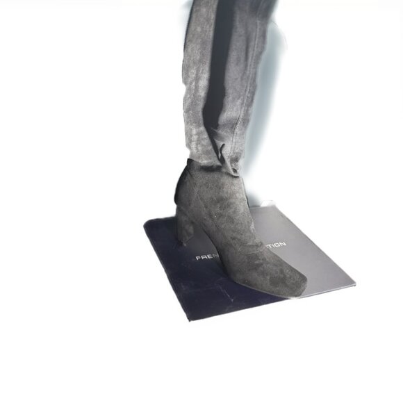 French Connection Women's Charli Over-the Knee High Heel Boots Black Size: 10 - Picture 3 of 3